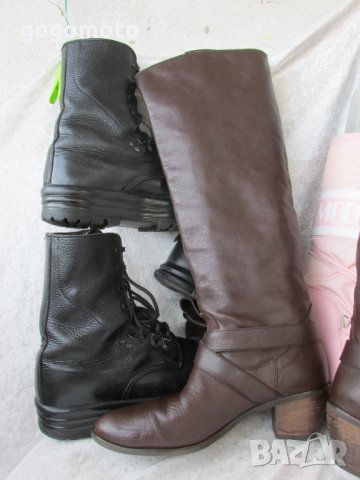 тексаски хард високи ботуши  LAVORAZIONE ARTIGIANA® Boots original,100% кожа,40-41, снимка 3 - Дамски ботуши - 35285756