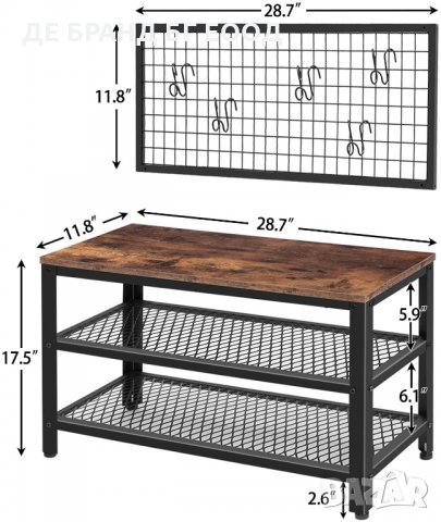 ПРОМОЦИЯ Закачалка / Портманто / Етажерка за антре BF27MT01, снимка 4 - Портманта - 32443267