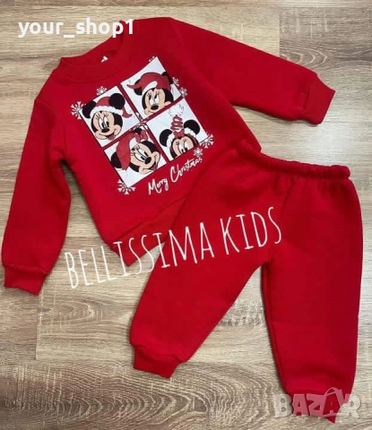 5 модела детски коледен екип комплект долнище и блуза , снимка 3 - Детски комплекти - 52510685