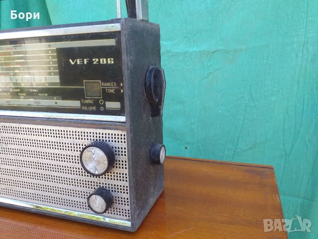 Радио VEF 206 АПП-II, снимка 5 - Радиокасетофони, транзистори - 28648074