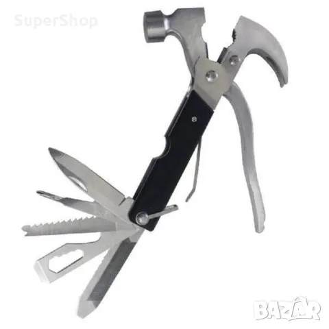 18в1 Мултифункционален инструмент – Tactool чук, отвертка, трион, снимка 4 - Други инструменти - 47498942