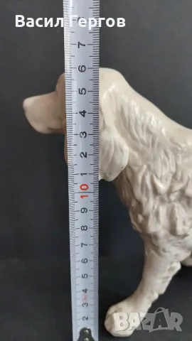 Порцеланова статуетка куче сетер  Германия, снимка 4 - Антикварни и старинни предмети - 49633802