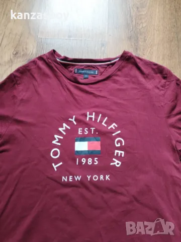 Tommy Hilfiger - страхотна мъжка тениска КАТО НОВА М, снимка 3 - Тениски - 49844238
