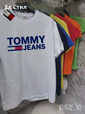 ⭐️Дамски и мъжки тениски памук.
Цена 27.00лв.Права кройка.Лого DTF печат, не се напуква, снимка 3 - Тениски - 48918088