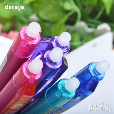 2054 Изтриваем химикал с гума Aodemei, синьо мастило, снимка 2 - Ученически пособия, канцеларски материали - 32544271