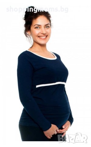 Блуза за бременни и кърмещи - модел 0856, снимка 2 - Дрехи за бременни - 43472563