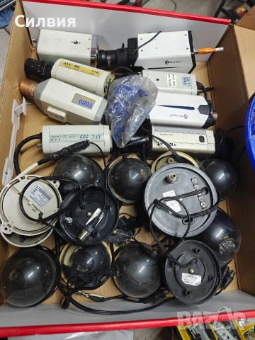 Камери и обективи за видеонаблюдение ССТV, стойки, кожуси