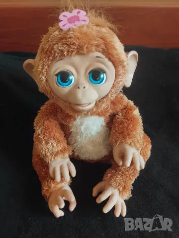Fur Real Friends GIGGLY MONKEY Интерактивна маймунка , снимка 3 - Образователни игри - 49242658