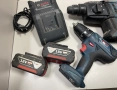 Сет акумулаторни инструменти Bosch +2бр батерии и зарядно , снимка 2