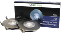 sanlumia 6 бр. LED лампа за вграждане IP44 7W 600lm, 6400K студено бяло, покритие от сатениран никел, снимка 9