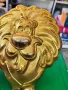 Месингова пластика скулптура лъв, снимка 3