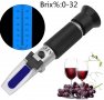 Рефрактометър за измерване на захари в разтвори по скала на Брикс 0 – 32%, снимка 4