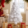 Изкуствена коледна елха в бяло – пухкав снежен ефект. , снимка 5