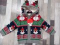 Коледна жилетка от Англия 18-24м, снимка 1 - Детски пуловери и жилетки - 43153095
