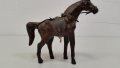 Стара фигура на кон с естествена кожа, снимка 2