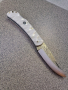 Сгъваем нож ръчно изработен от N690co стомана, снимка 1 - Ножове - 44880186