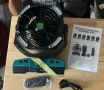 RUNTOP осцилиращ вентилатор с батерия 20000mАh, LED/RGB светлина и дистанционно, снимка 9