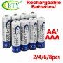 4 бр x AA 3000 mAh 1.2V Ni-MH акумулаторни батерии акумулаторна батерия презареждащи за MP3 фотоапар, снимка 10