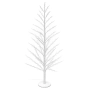Бяла елха с 870 LED топло бели светлини 180 см_1253809, снимка 2