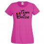 Дамска тениска за моминско парти ОТБОР БУЛКА Team Bride Disney 01, снимка 2