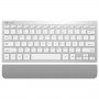 Клавиатура Безжична и USB Мултимедийна Delux K3300D US Layout Сребриста, снимка 1 - Клавиатури и мишки - 39065673