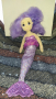 Плюшена кукла русалка, снимка 1 - Кукли - 36541019