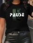 XL дамска тениска Pause Нова, снимка 1