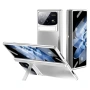 Калъф със Стойка и Защита за Шарнира за Xiaomi Mix Fold 4 5G - PC, Вграден Стъклен протектор - 3 Цвя, снимка 3