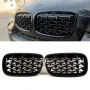 Бъбреци с Diamond style черен лак BMW серия X5 X6 E70 E71 2006, 2013, снимка 1