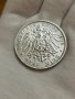 3 марки 1913 г, Германия / Саксония - сребърна монета, снимка 5