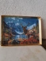 Диамантен гоблен елен-готов и рамкиран, снимка 2