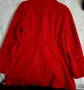 Червено дамско палто , снимка 3