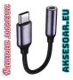 Преходник от USB тип C към 3,5 мм адаптер за слушалки, преобразувател, жак, HiFi AUX аудио кабел за , снимка 12
