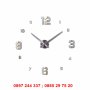 Самозалепващ 3D стенен часовник - код 4205, снимка 2