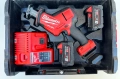 Milwaukee M18 FHZ - Акумулаторен саблен трион 2x18V 5.0Ah като нов!, снимка 2