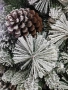 Изкуствено борче/елха със заскрежени иглички, снимка 3