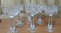  кристални чаши Зорница , снимка 1 - Антикварни и старинни предмети - 29284819