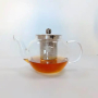 Прозрачен стъклен чайник с инфузер за кафе и чай, снимка 2