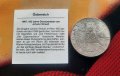 Възпоменателна сребърна монета 50 Schilling Blue Danube Waltz, със сертификат