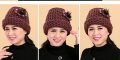 Дамска шапка ангора, снимка 1 - Шапки - 34632212