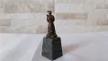 Стара руска бронзова пластика - ОРЛЕНОК - бронз и гранит, снимка 3