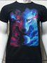 Нова мъжка тениска с дигитален печат Вълк, GALAXY WOLF, Серия вълци, снимка 13