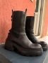 Черни ботуши естествена кожа badura, снимка 5