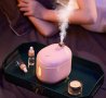 Уникален Дифузер Овлажнител Йонизатор с UV лампа 500ml на БАТЕРИЯ, снимка 4