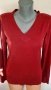 ДАМСКА БЛУЗА  - вишнево червенаРазмер L, снимка 1 - Блузи с дълъг ръкав и пуловери - 39138751
