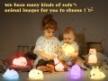 CHWARES Мека Силиконова Нощна LED лампа за деца-Динозавър/7 цветна USB акумулаторна/тъч контрол, снимка 9