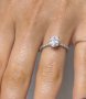 Нов сребърен пръстен с цирконии, снимка 1 - Пръстени - 37520566