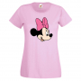 Дамска тениска Set for Couples Minnie 1 Подарък,Изненада,Рожден ден,, снимка 4