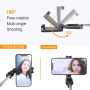 Bluetooth Селфи стик / Selfie stick 3 в 1, стойка, трипод, снимка 5