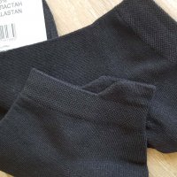 2184 Черни спортни чорапи за маратонки, снимка 4 - Мъжки чорапи - 33004737